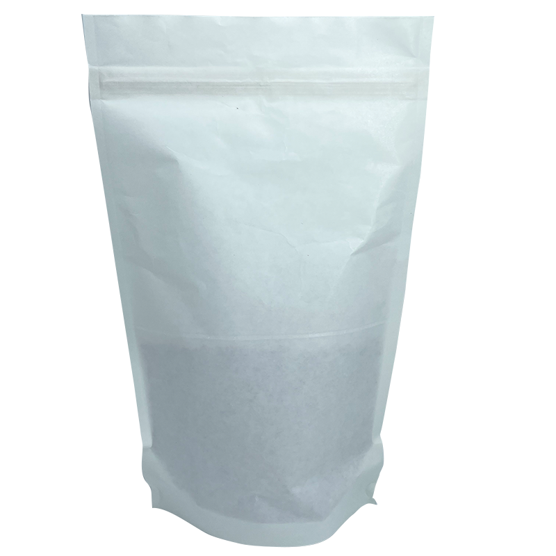 Coated Ecofriendly Kraft Paper Stand Up Zipper Pouch Buy Kraft paper